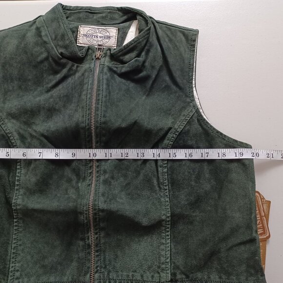 Skotts Washable Suede Zip-up Vest - Picture 13 of 16